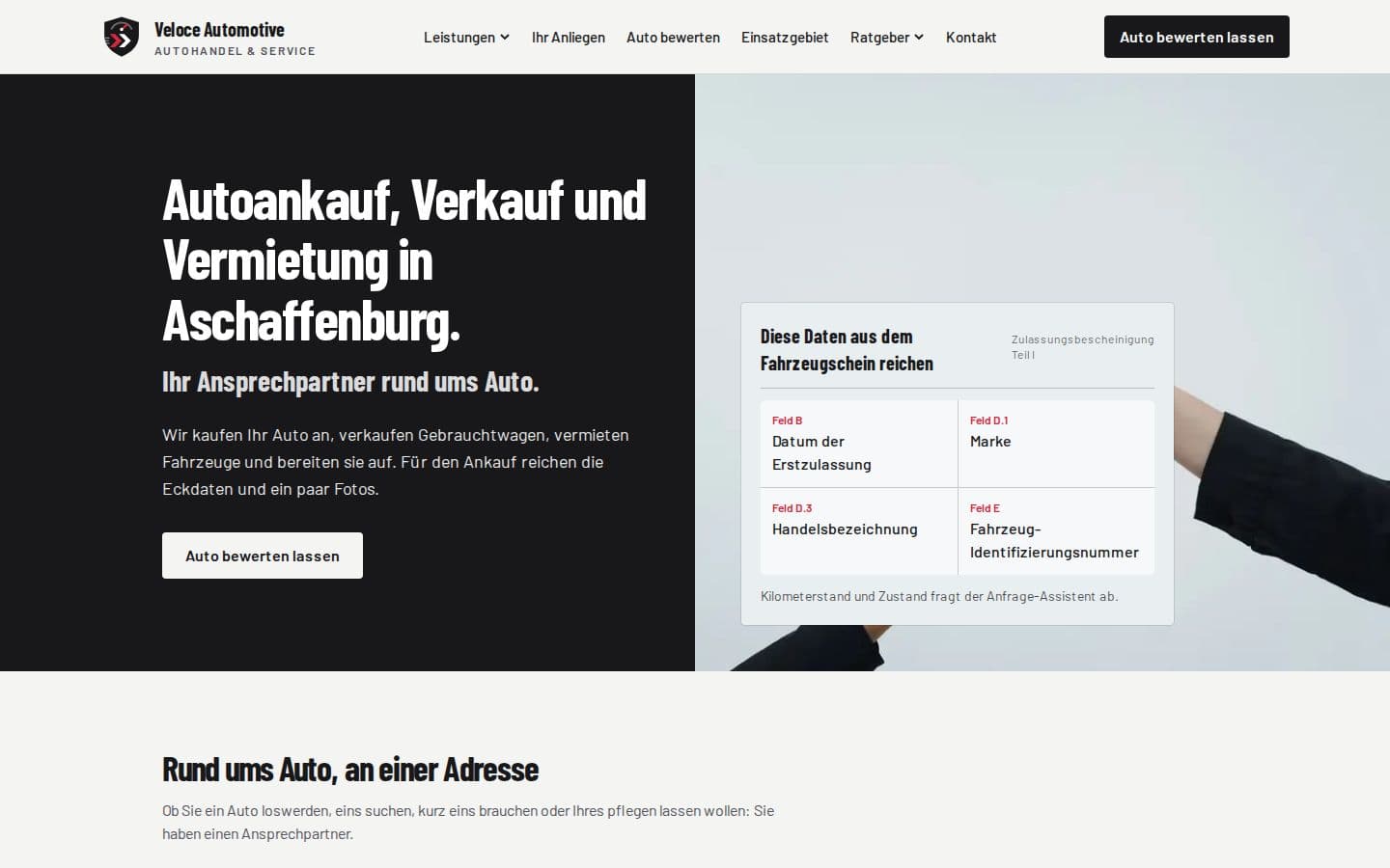 Startseite von Veloce Automotive